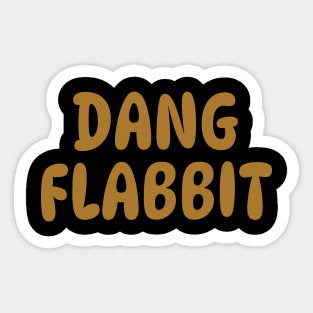 Dang Flabbit. Funny memes Sticker